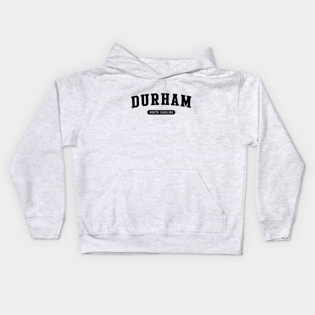 Durham, NC Kids Hoodie by Novel_Designs